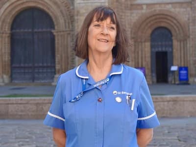 Nurse Wendy retires after 50 years, leads St Barnabas Torchlight