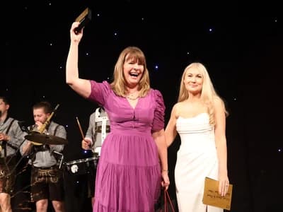 Flying Flowers celebrating Awards win