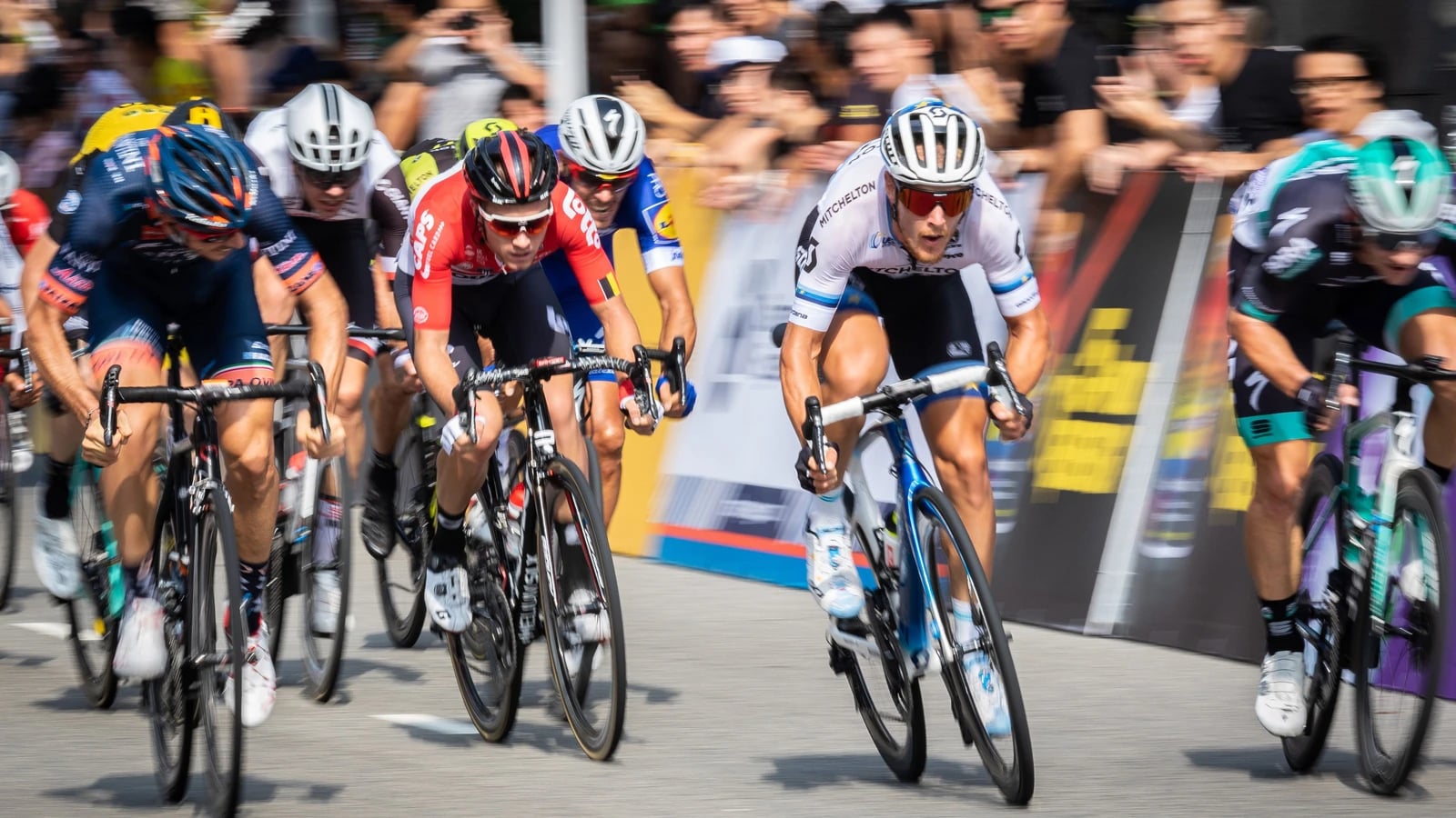 Mens road cycle competitive race