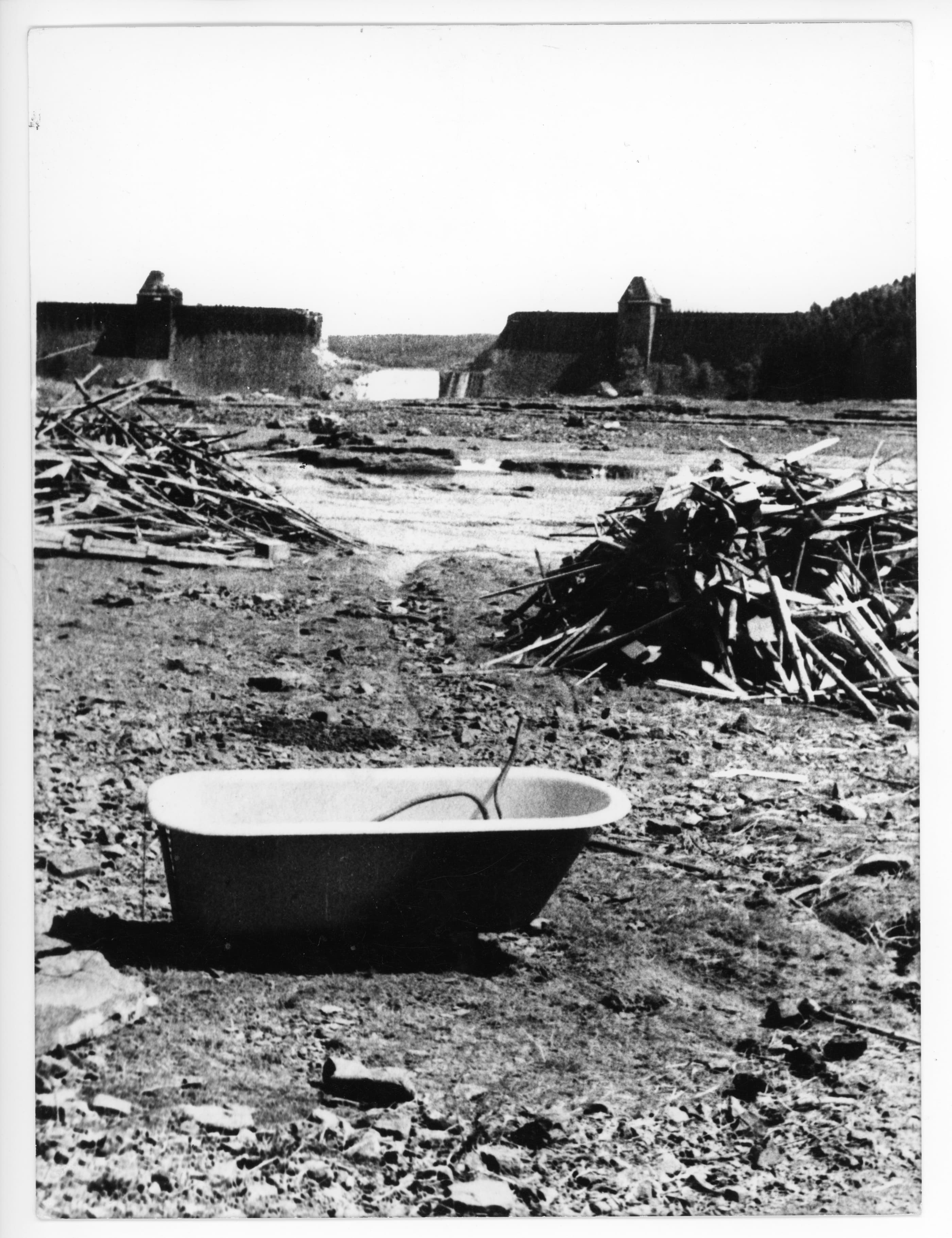 The morning after the breach. The exhibition includes photographs taken by Nazi officials and local civilians